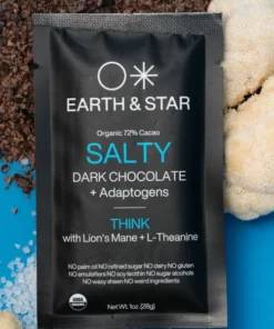 2 Salty Dark Chocolate Bars w/ Functional Mushroom Extracts